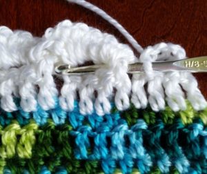 Sea Breeze Crochet Blanket - step 2