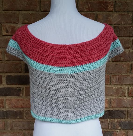 Sweet Delight Crochet Top - back