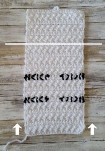 crossbody purse - crochet pattern - assembly