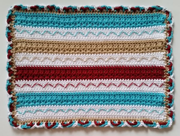 crochet placemat pattern