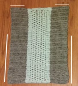 free pattern crochet vest - placement of seams