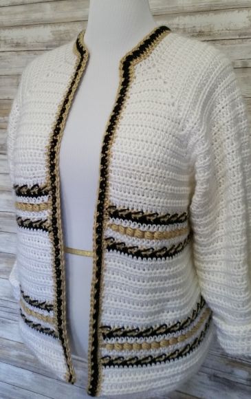 Jacinda Crochet Cardigan - large