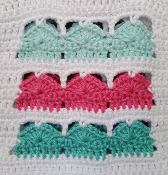 stitch detail for the Bungalow Crochet Tote