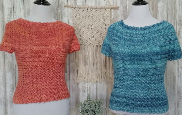 soft & simple crochet top - free pattern
