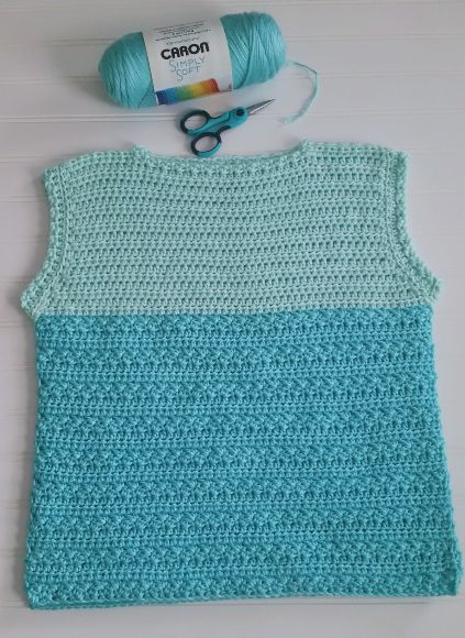 crochet top - materials