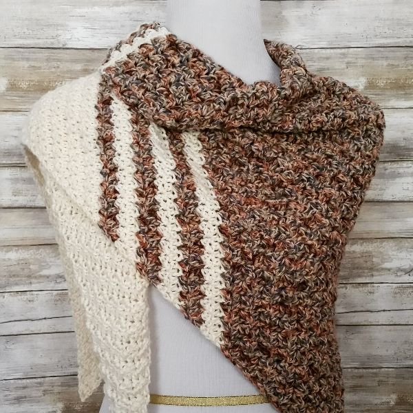 Laurel Creek Shawl - wrapped