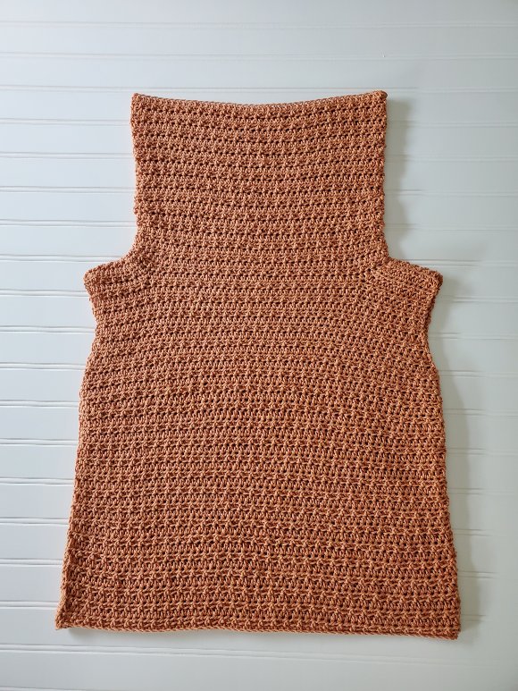 Cowl Neck Crochet Sweater